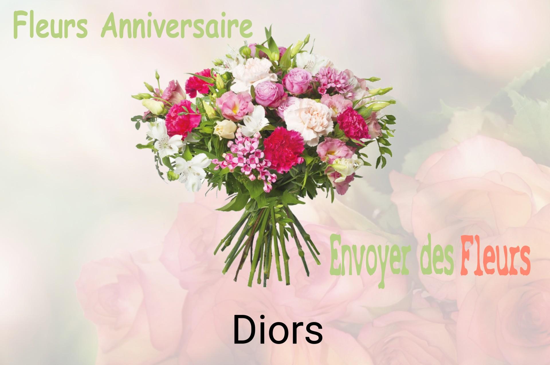 Bouquet de fleurs d’anniversaire livré à Diors
